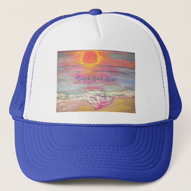 Gorra De Camionero Playa del Cabo San Blas Sunset (Anverso)