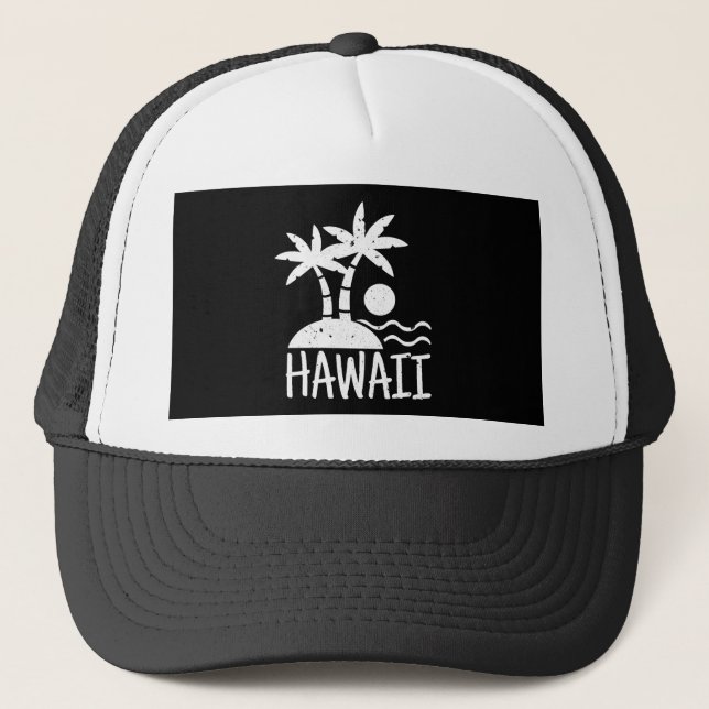 Gorra De Camionero Playa Hawaii (Anverso)