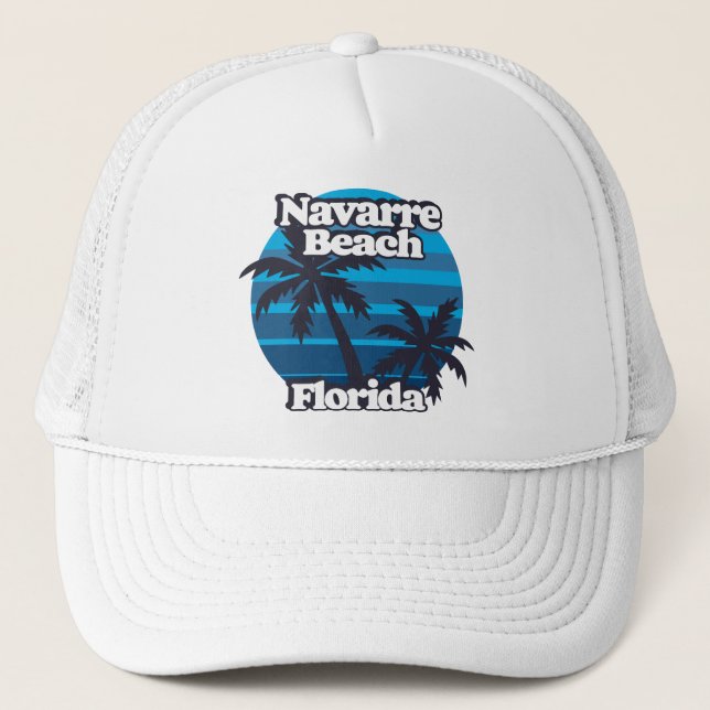 Gorra De Camionero Playa Navarre Florida (Anverso)