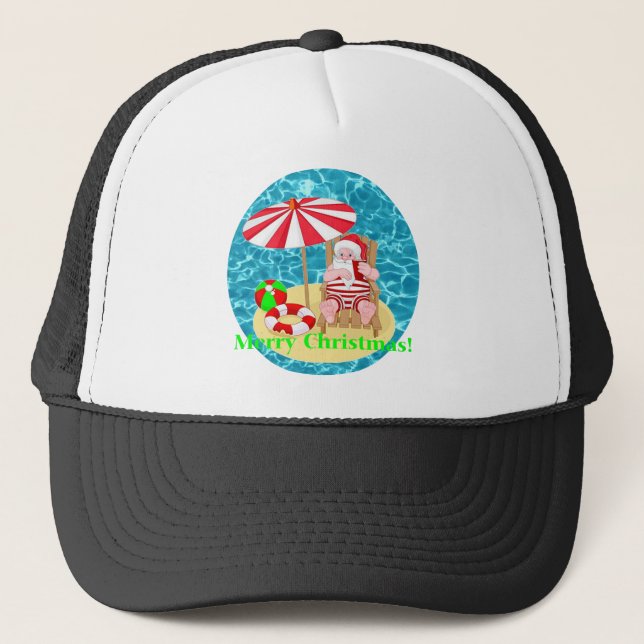 Gorra De Camionero playa santa claus (Anverso)