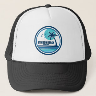 Gorra De Camionero Playa Stinson California Palma Pájaros