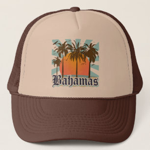 Gorra De Camionero Playas de las islas de Bahamas