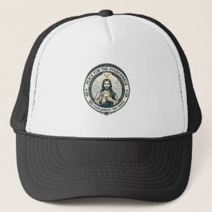 Gorra De Camionero Playera de Afirmaciones de Salud Mental de Jesús I