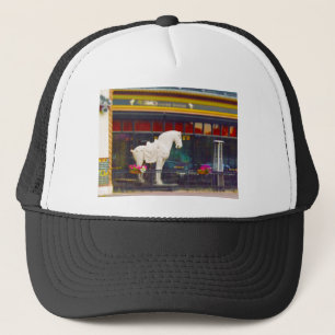 Gorra De Camionero Plaza del club de campo del caballo de T'ang del