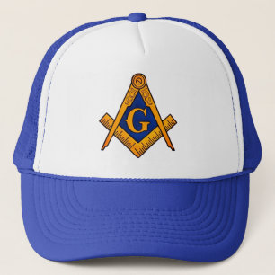 Gorra De Camionero Plaza Freemason y Masónica de Caridad Compass