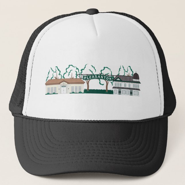Gorra De Camionero Pleasanton céntrico (Anverso)