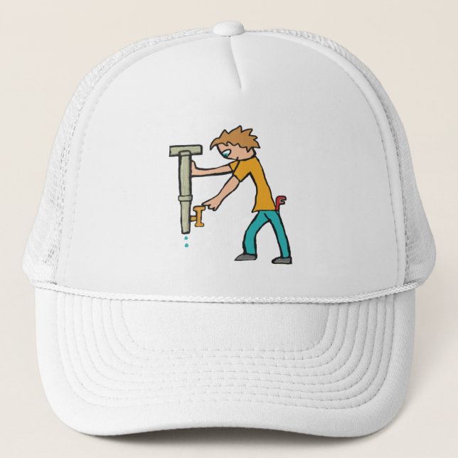 Gorra De Camionero Plomero (Anverso)