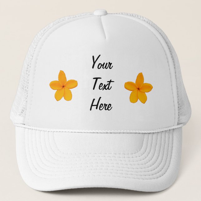 Gorra De Camionero Plumeria (Anverso)