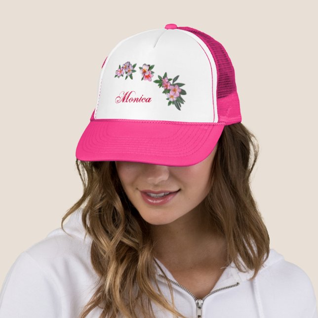 Gorra De Camionero Plumeria rosa (In situ)