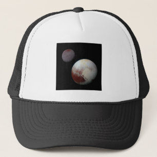 Gorra De Camionero Plutón y Moon Charon por New Horizons NASA