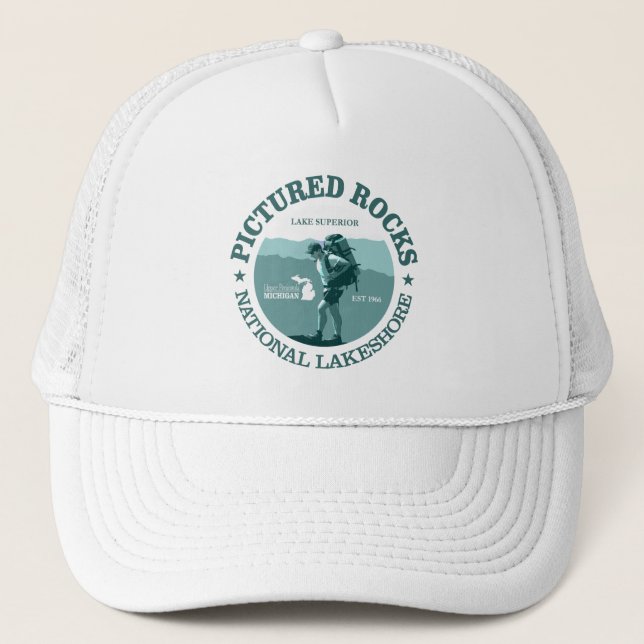 Gorra De Camionero PNP Rocks fotografiado (Anverso)