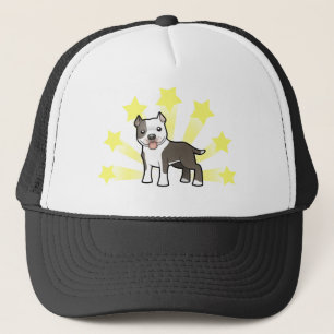 Gorra De Camionero Poca estrella Pitbull/Staffordshire Terrier