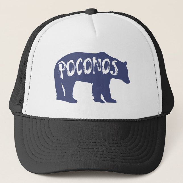 Gorra De Camionero Poconos Bear (Anverso)
