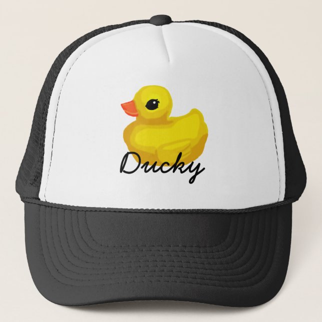 Gorra De Camionero "Pocos Ducky de goma " (Anverso)