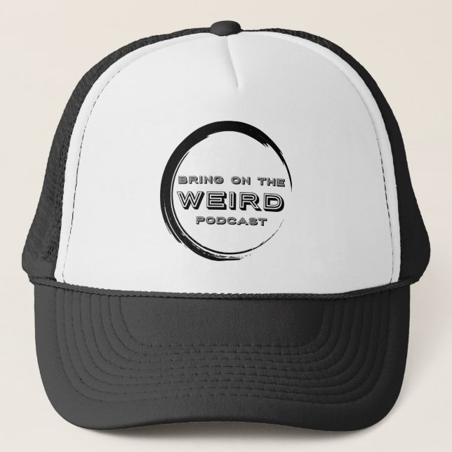 Gorra De Camionero Podcast de Bring On The Weird - Logo (Anverso)