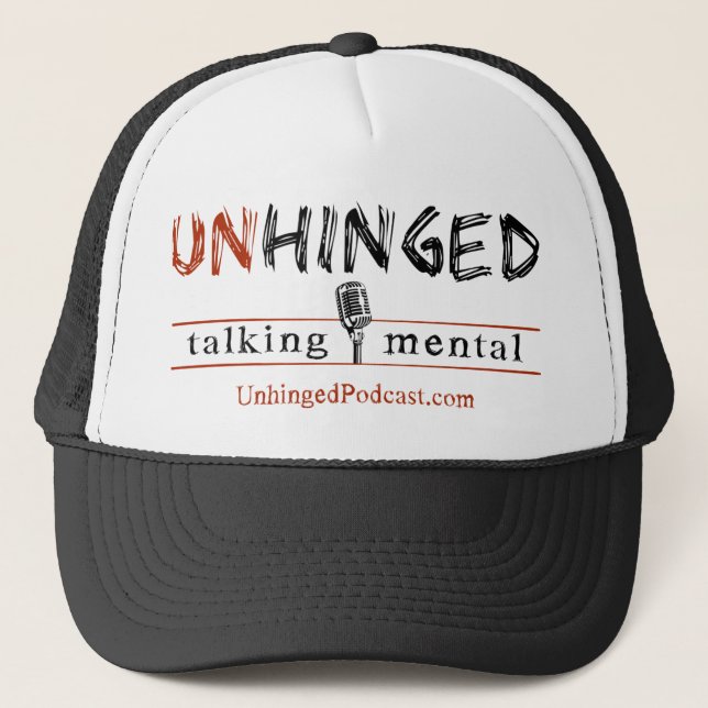 Gorra De Camionero Podcast Unhinged (Anverso)