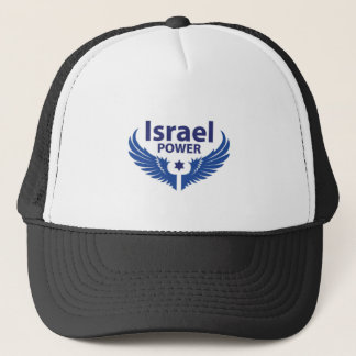 Gorra De Camionero Poder de Israel con las alas de Bluew