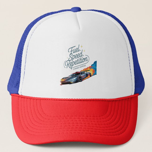 Gorra De Camionero Poder de Velocidad (Anverso)