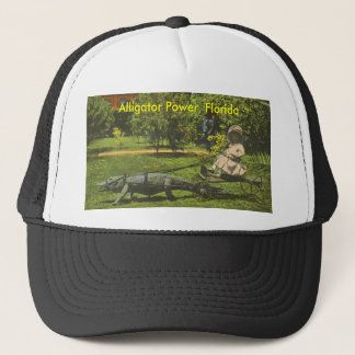 Gorra De Camionero Poder del cocodrilo, la Florida