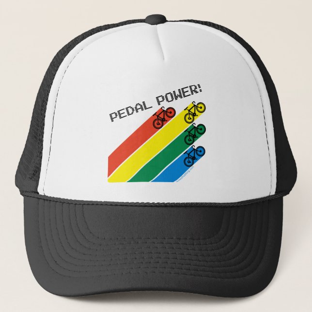 Gorra De Camionero ¡Poder del pedal! (Anverso)