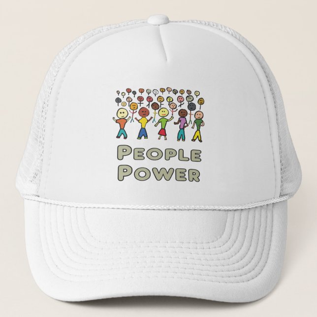Gorra De Camionero Poder del pueblo (Anverso)