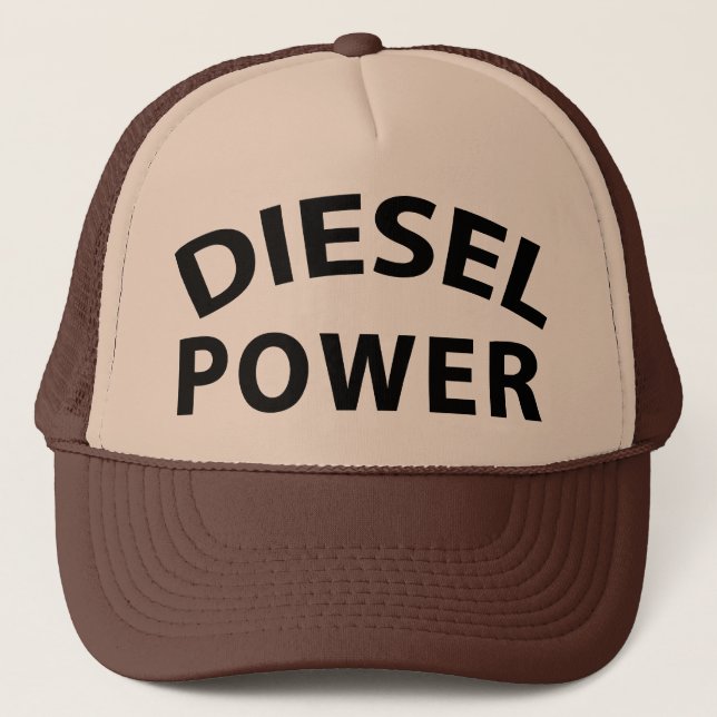 Gorra De Camionero Poder diesel (Anverso)