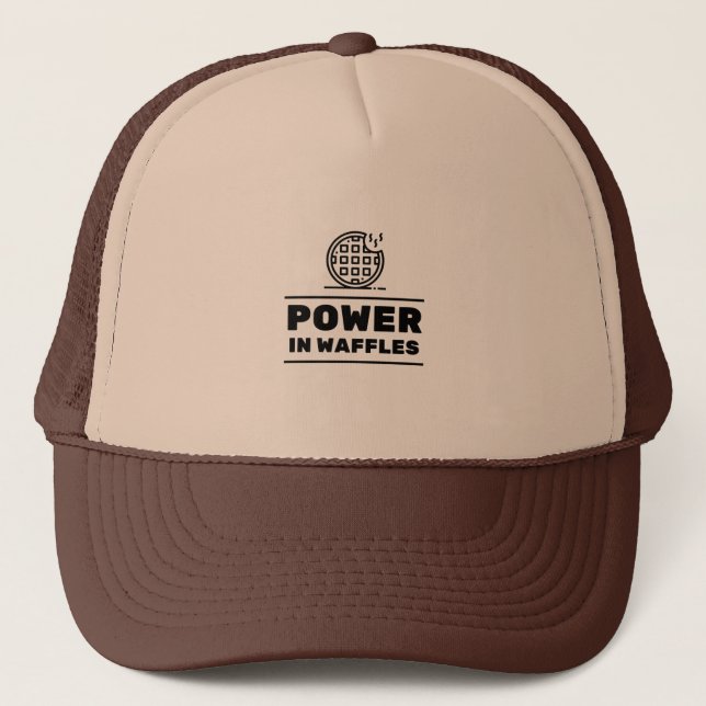 Gorra De Camionero Poder en gofres (Anverso)