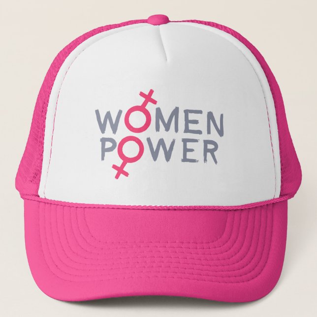 Gorra De Camionero Poder femenino (Anverso)