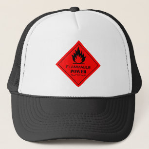 GORRA DE CAMIONERO PODER INFLAMABLE