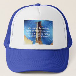 Gorra De Camionero Poder informático Apolo 11