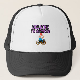 Gorra De Camionero Poderosa silla de ruedas - Cree en lograr