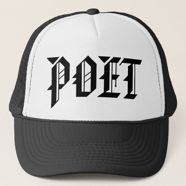 Gorra De Camionero Poeta (Anverso)