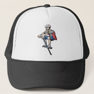 Gorra De Camionero Pogo Stick Guy - Ruedas felices