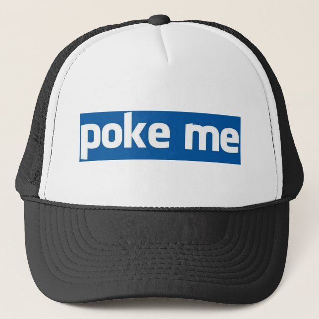 Gorra De Camionero Poke Me (Anverso)