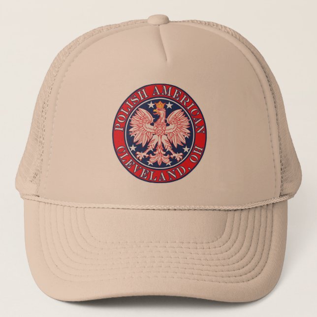 Gorra De Camionero Polaco de Cleveland Ohio (Anverso)