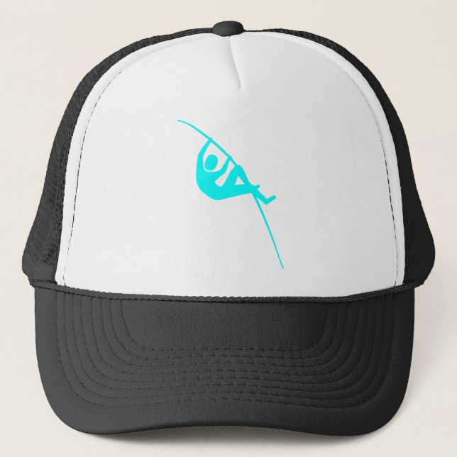Gorra De Camionero Pole Vaulting - Cyan (Anverso)