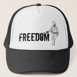 Gorra De Camionero Poli de rociadura de la pimienta de la libertad