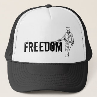 Gorra De Camionero Poli de rociadura de la pimienta de la libertad