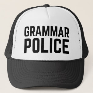 Gorra De Camionero Policía de gramática
