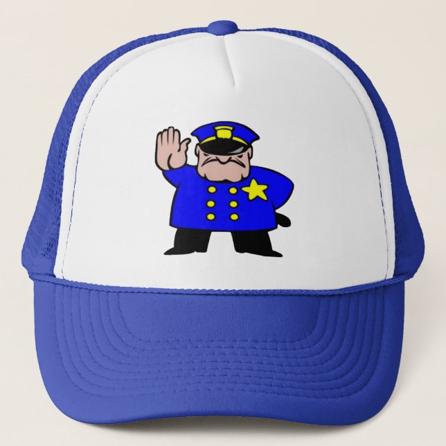 Gorra De Camionero Policía - Día del Padre (Anverso)