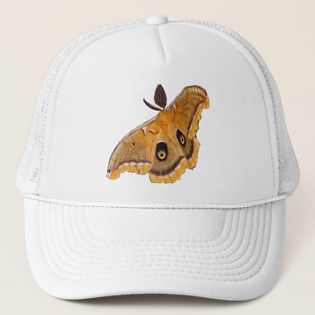 Gorra De Camionero Polilla de Polyphemus (Anverso)