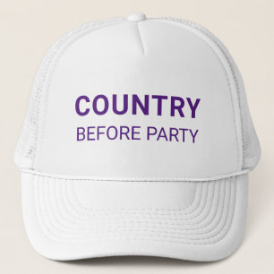 Gorra De Camionero Política de País Antes que Partido 