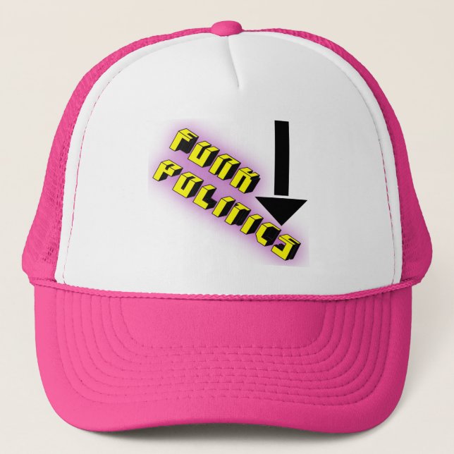 Gorra De Camionero Política del miedo (Anverso)