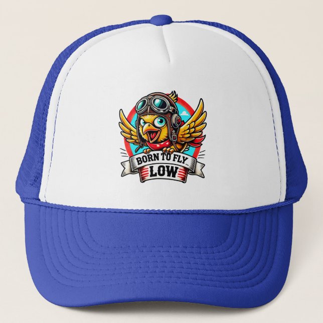 Gorra De Camionero Pollita Aviadora (Anverso)