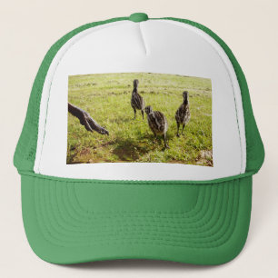Gorra De Camionero Pollitos de Emú y Pie Grande,