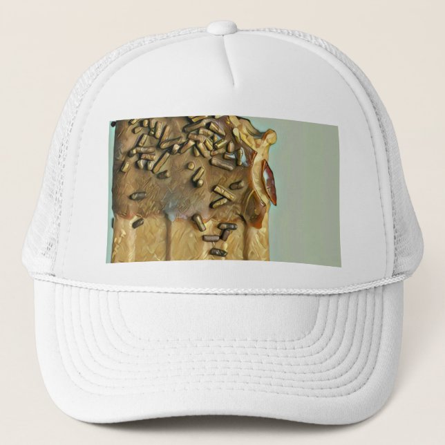 Gorra De Camionero Pollitos de helado de chocolate (Anverso)
