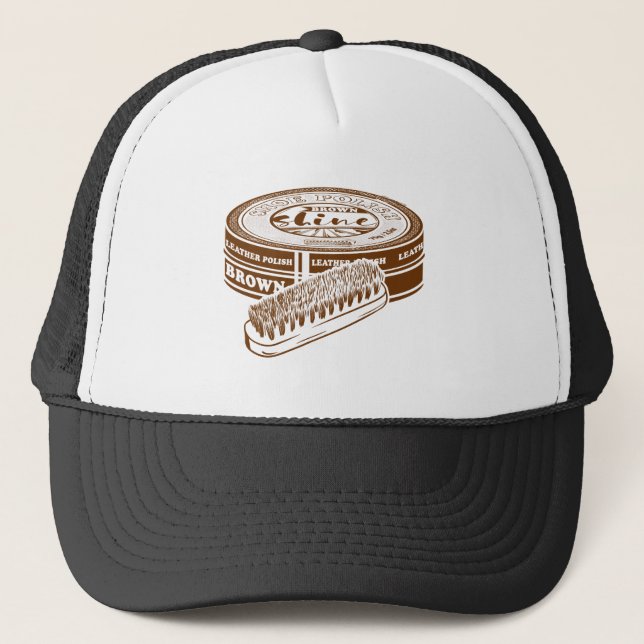 Gorra De Camionero Pollo de calzado marrón (Anverso)