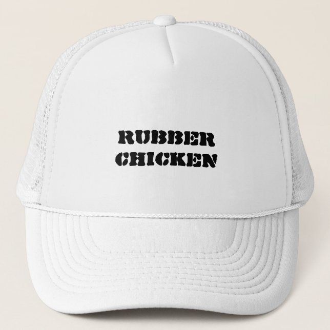 Gorra De Camionero Pollo de goma (Anverso)