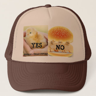 Gorra De Camionero ¿Pollo del VEGANO a disposición o en el bollo?