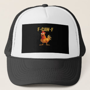 Gorra De Camionero Pollo divertido F-Caw-F creativo casual